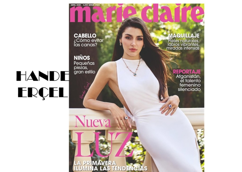 Hande Erçel pe coperta revistei Marie Claire&nbsp;Spania