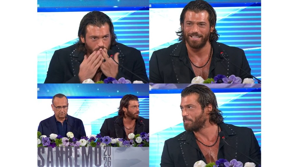 Can Yaman la Sanremo 2026: « Sunt speriat, dar mă prefac că sunt relaxat. Am vulnerabilitățile mele, pe care nu le&nbsp;arăt.»