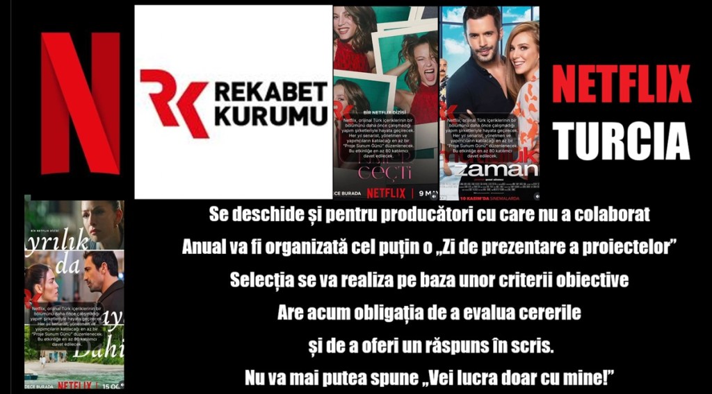 Noi reguli pentru Netflix- Turcia și mai multe facilități pentru producătorii de&nbsp;conținut